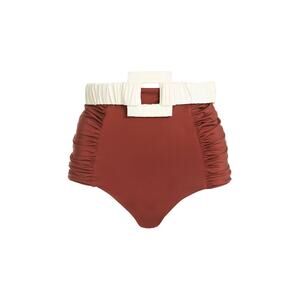 Johanna Ortiz Watercourse Belted Bikini Bottom - L - Brown